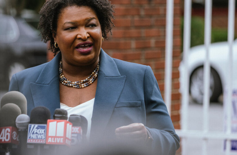 In Georgia Rematch, Stacey Abrams Fights Headwinds From Washington