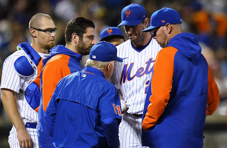 Mets’ Max Scherzer pulls himself out of game with apparent injury: ‘I’m done’
