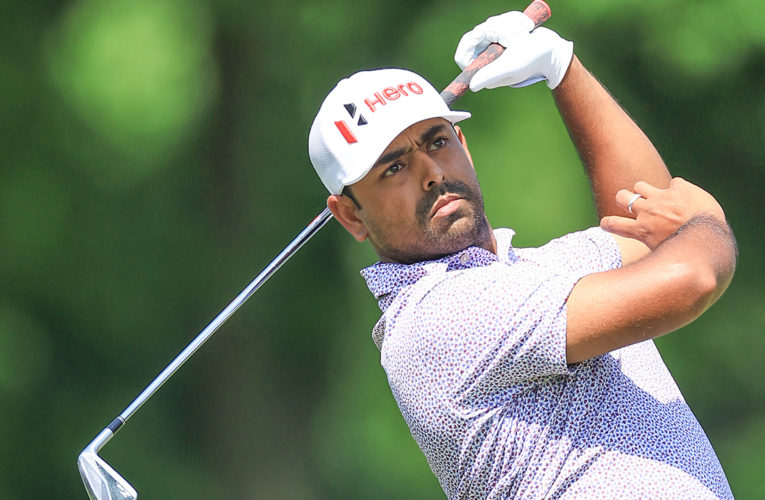 PGA Championship: Anirban Lahiri’s whirlwind week includes birth of child, practice round with Tiger Woods