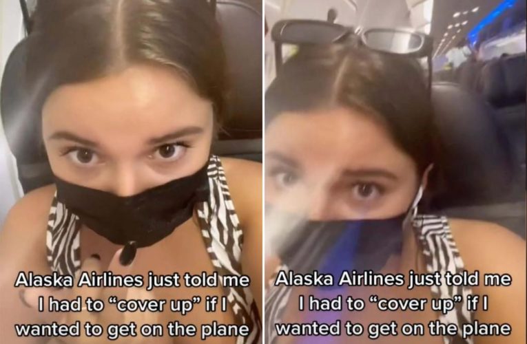 I was told to cover-up my boobs on a flight or I would get thrown off the plane