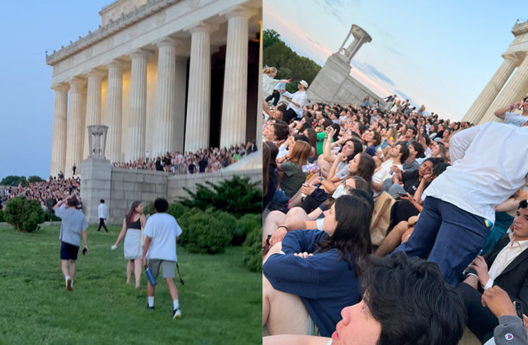 Lincoln Memorial closes after Georgetown seniors leave broken bottles, spilled wine