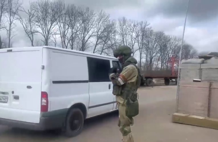 Russia sets up military checkpoints near Kharkiv, Ukraine’s second-largest city