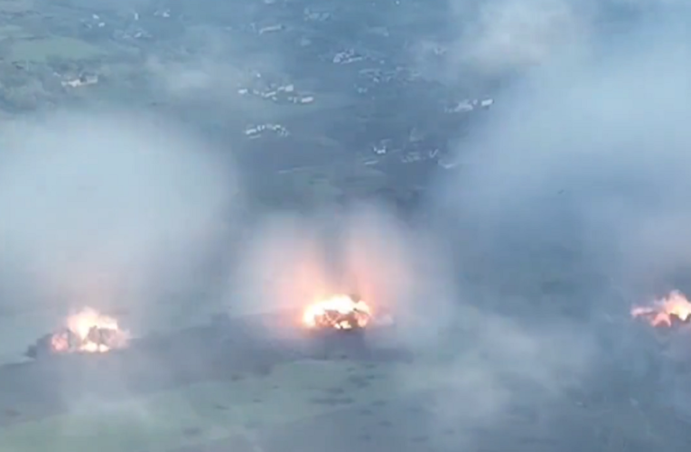 Ukraine video shows massive Russian explosions: ‘What the most horrific war of the 21st century looks like’