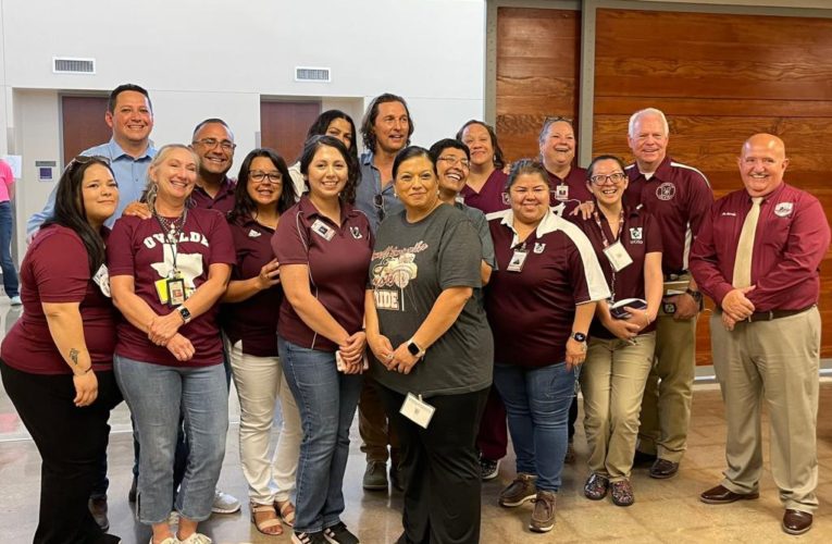 Matthew McConaughey visits Uvalde hometown after Texas shooting