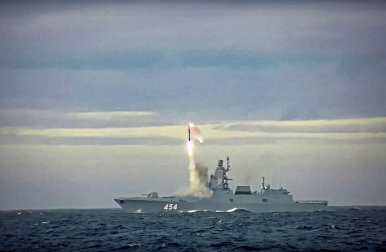 Russia test-fires its latest hypersonic Zircon missile