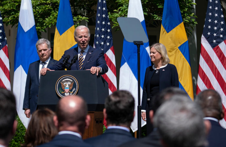 Biden Seeks Swift Effort to Bring Finland and Sweden Into NATO