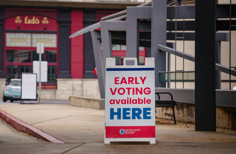 More than 600,000 people have already voted early in Tuesday’s Georgia primary.