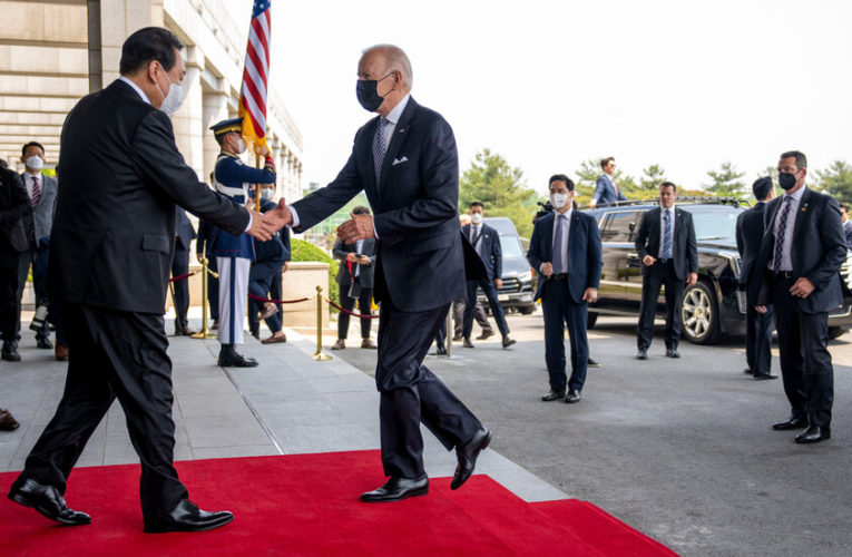 In South Korea, Biden Moves to Shore Up Alliance