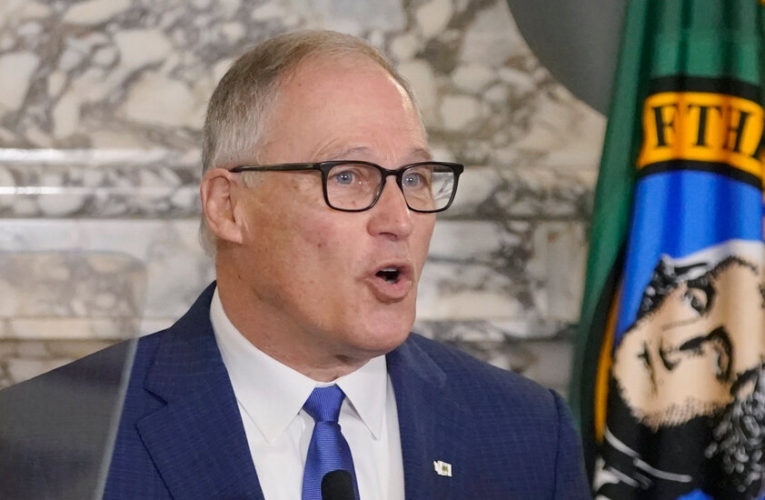 Jay Inslee, governor of Washington, tests positive for the virus.