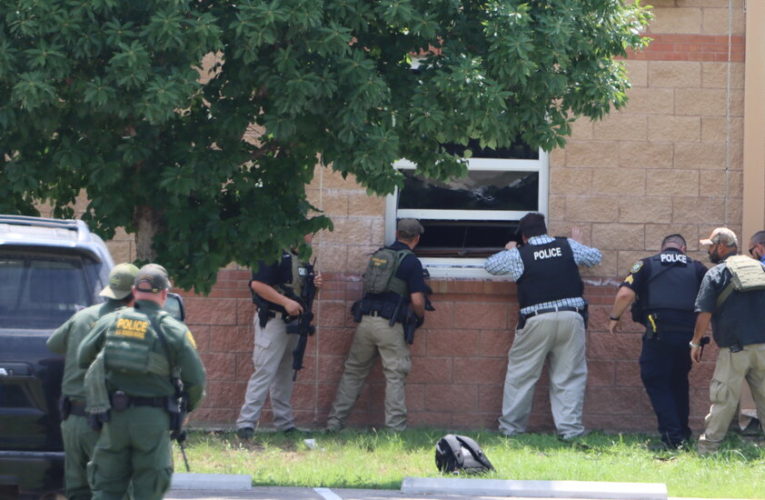 After a gunman entered their school, children escaped through windows.