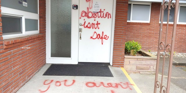 "If abortion isn't safe, you aren't either!" vandalism at Seattle-area pregnancy center Next Step Pregnancy Services