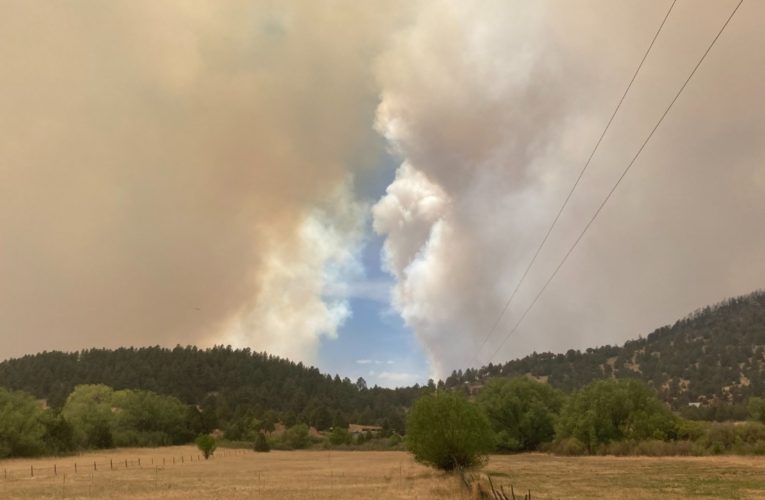 Cooler weather temporarily aids effort to fight fire in New Mexico