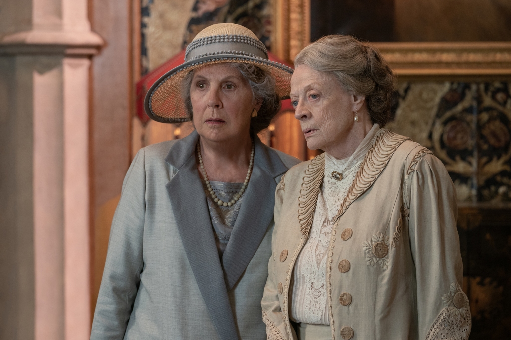 Maggie Smith, right, and. Penelope Wilton are back as the Dowager Countess and Isobel, respectively. 