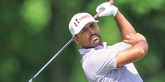 Anirban Lahiri prepares for the 2022 PGA Championship at Southern Hills Country Club on May 18, 2022, in Tulsa, Oklahoma. 