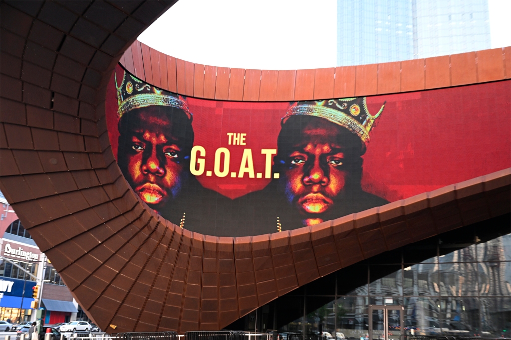 The Barclays Center honored Biggie Smalls’ 50th birthday.