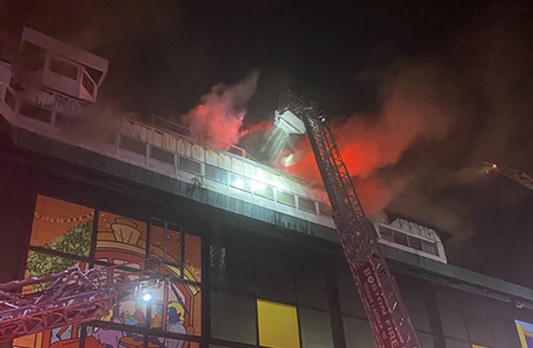 Boston racetrack fire: Suffolk Downs erupts into flames, firefighters act swiftly to save historic building