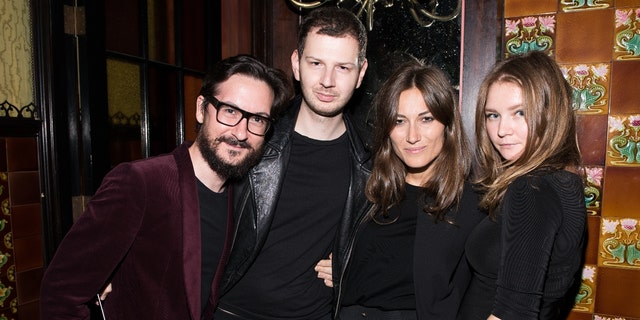 Giudo Cacciatori, Gro Curtis, Giorgia Tordini, and Anna Delvey attend the first Tumblr Fashion Honor presented to Rodarte at The Jane Hotel on September 9, 2014 in New York, United States.