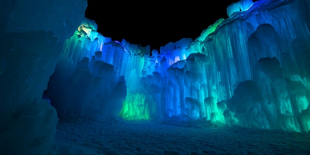 Ice Castles in Lake George, New York (Courtesy to A.J. Mellor for Ice Castles)