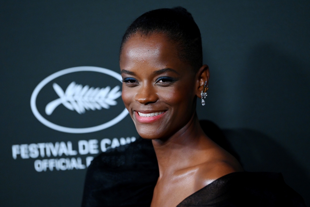 CANNES, FRANCE - MAY 22: Letitia Wright attends the annual Kering "Women in Motion" Awards Photocall at Place de la Castre on May 22, 2022 in Cannes, France. (Photo by Joe Maher/Getty Images)