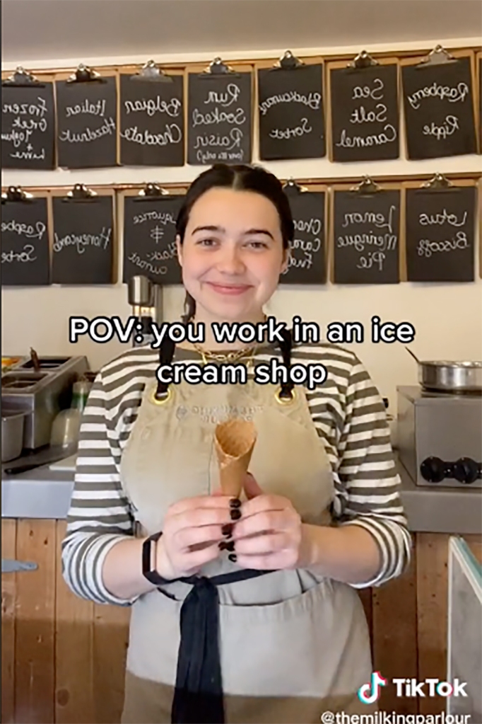 An ice cream parlor worker shared some of her most baffling questions asked by customers.