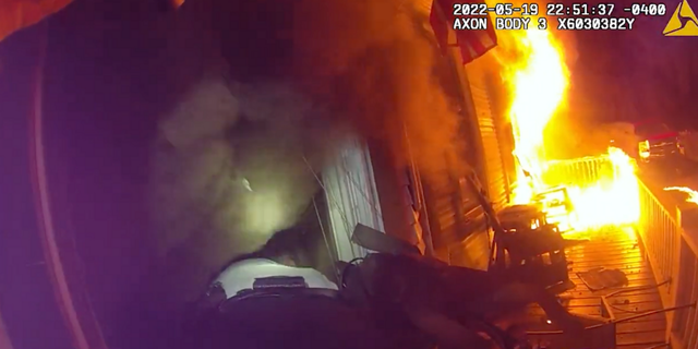 Sheriff's deputies in Seffner, Florida rescued a child from a burning house on Thursday night.