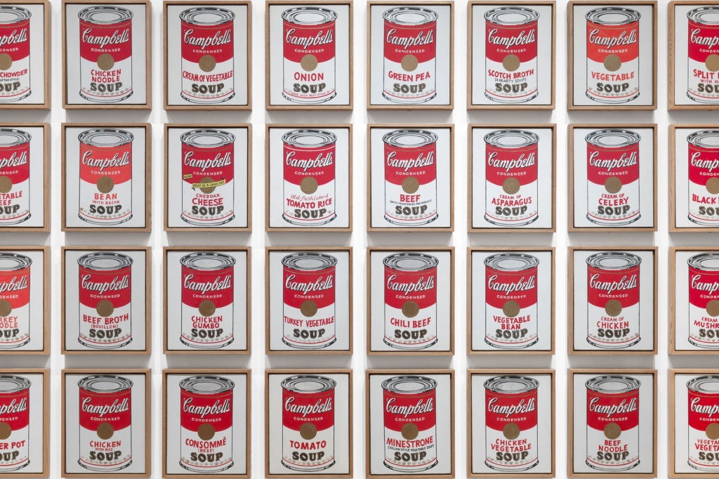 Andy Warhol's Soup Cans, a purchase by Hopper that Hayward didn’t like: “It’s going in the kitchen!” she declared. 