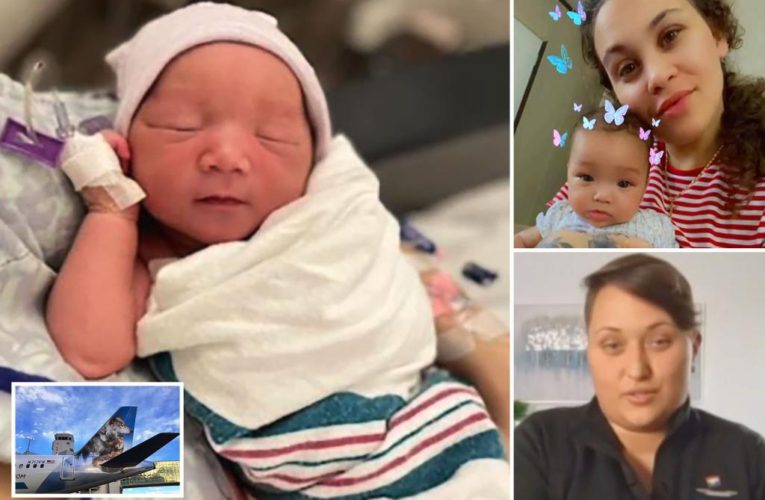 Flight attendant helped deliver ‘unexpected’ baby mid-flight