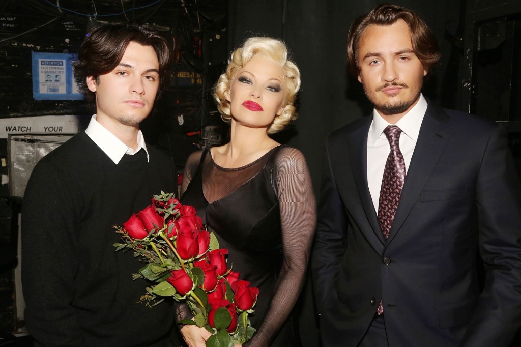 The brothers, who are in their 20s, are the two children that Pamela Anderson shares with Tommy Lee.