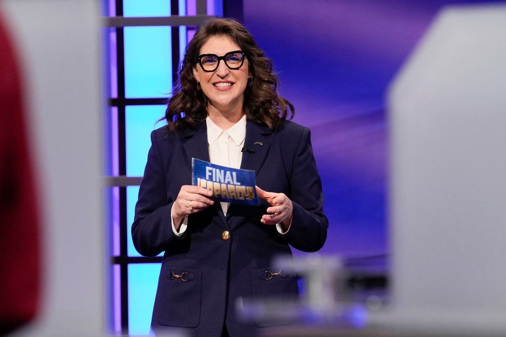 JEOPARDY! NATIONAL COLLEGE CHAMPIONSHIP - "Jeopardy! National College Championship," hosted by Mayim Bialik, debuts TUESDAY, FEB. 8 on ABC. Produced by Sony Pictures Television, "Jeopardy! National College Championship" is a multiconsecutive-night event that features 36 students from 36 colleges and universities from across the country, battling head-to-head for nine days of intense competition. (Casey Durkin/ABC via Getty Images)
