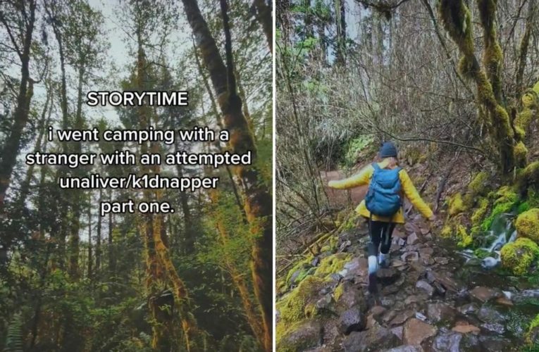 Hiker horrified to find out who the stranger she camped with was