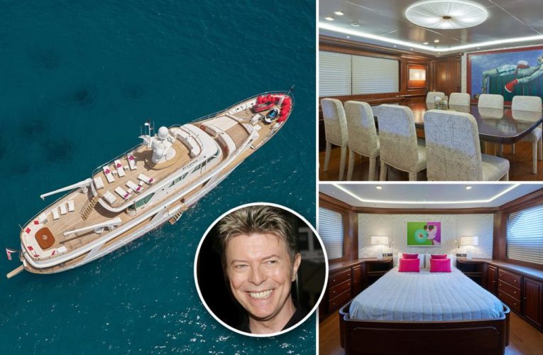 David Bowie’s mega-yacht lists for $5.17M