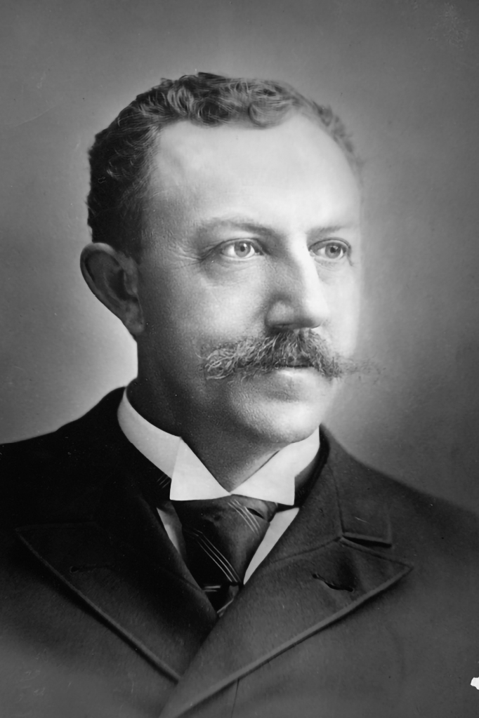 David Starr Jordan, first president of Stanford University, who served from 1891 to 1913. 