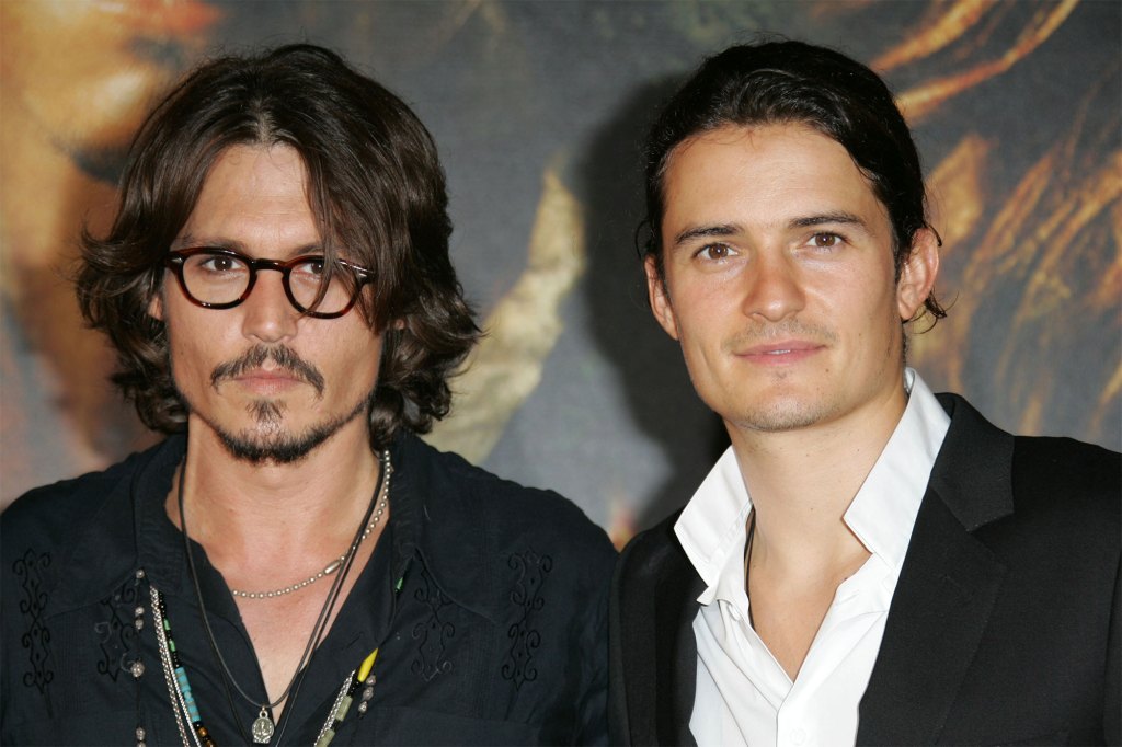 Johnny Depp and Orlando Bloom