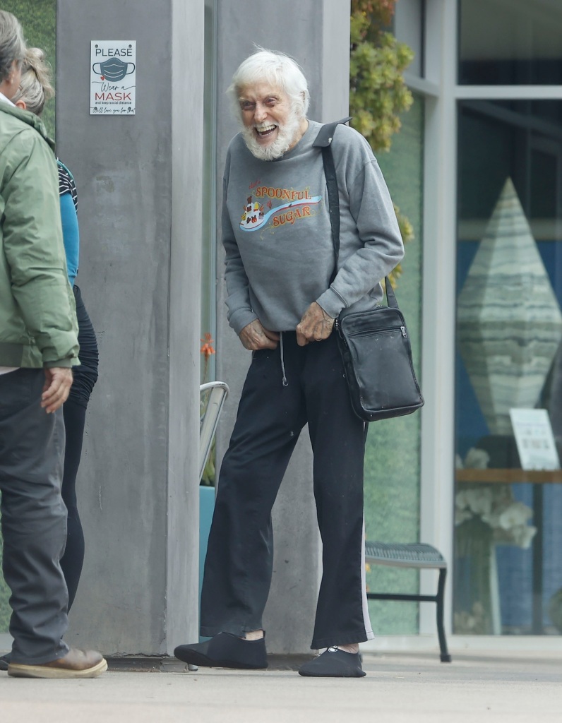 Van Dyke looked fit and healthy after finishing up a fitness class at a Malibu gym. 
