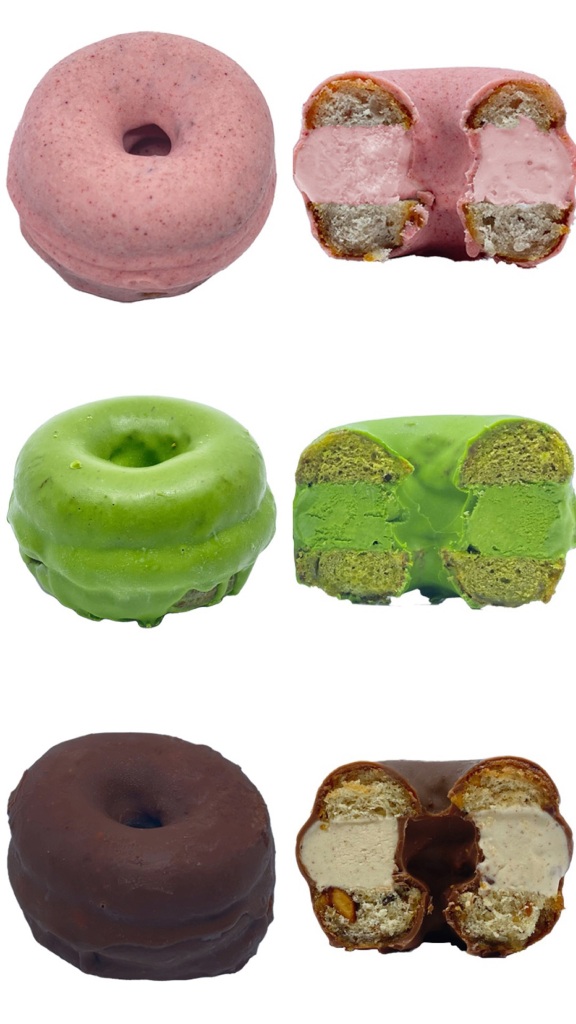 The Doughnut Plant Wonder Wheel
Cake donut ice cream sandwiches