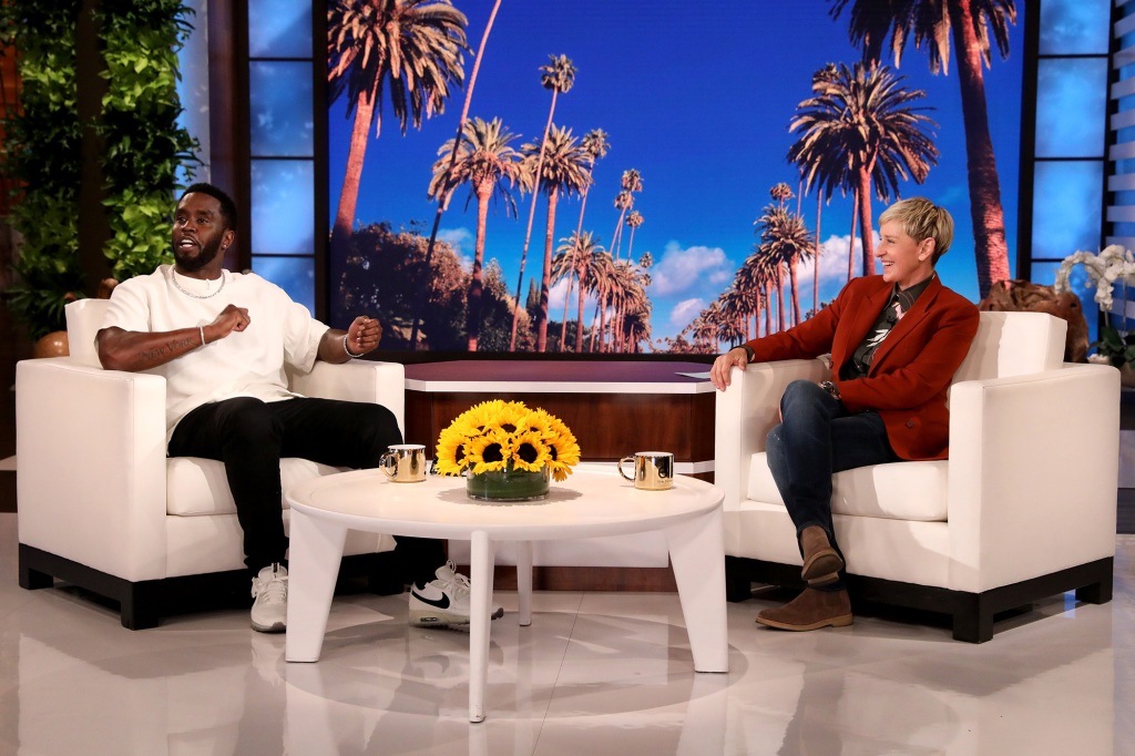 DeGeneres sits down for a chat with Sean "Diddy" Combs on one of her last broadcasts.