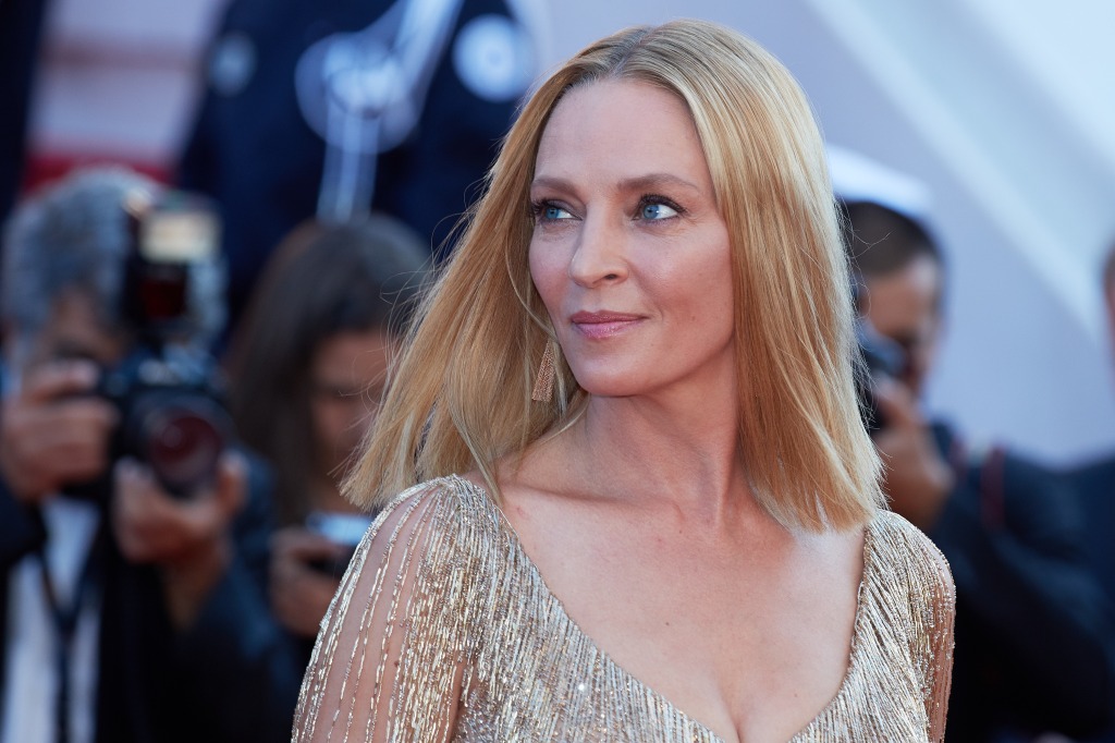 Uma Thurman at Cannes in 2017.