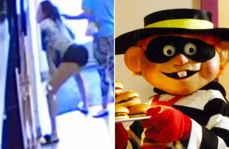 Twerking McDonald’s ‘hamburglar’ busted on video: ‘She was McMad’