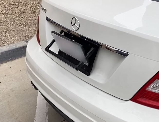 California Mercedes-Benz ‘something out of 007 movie,’ had license plate flipper, gas device, cops say