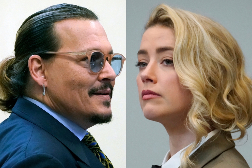 Amber Heard (right) mentioned Moss during her testimony against ex-husband Depp, paving the way for the model to be called to the stand.