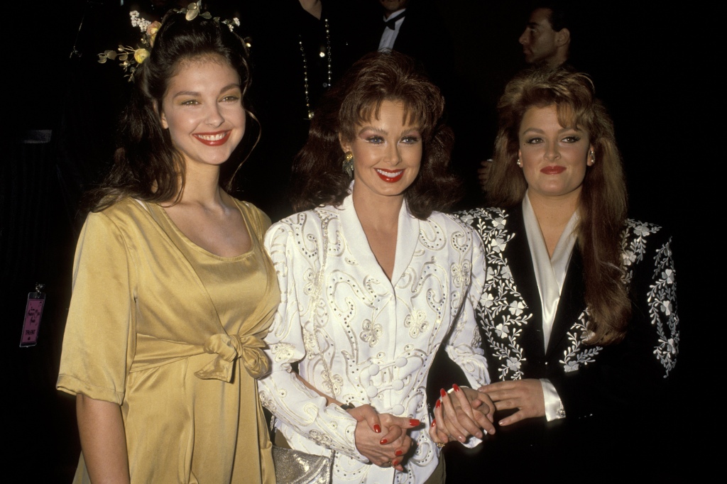 Ashley Judd, Naomi Judd and Wynonna Judd during 19th Annual American Music Awards at Shrine Auditorium in Los Angeles