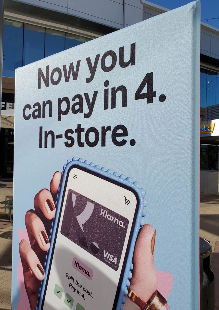 Klarna's 'Pay in 4' offers users the opportunity to purchase items, and pay them off over time. 