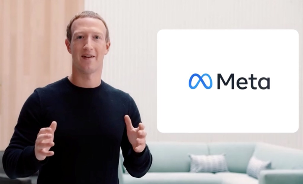 Facebook CEO Mark Zuckerberg speaks during a live-streamed virtual and augmented reality conference to announce the rebrand of Facebook as Meta