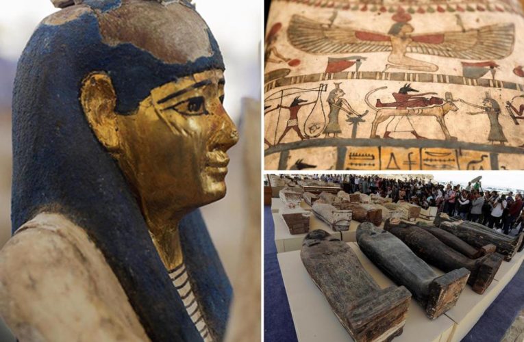 Egypt unveils newly discovered 2,500-year-old artifacts