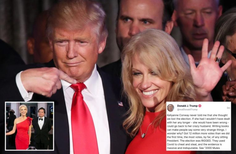 Donald Trump denies Kellyanne Conway told him he lost in 2020