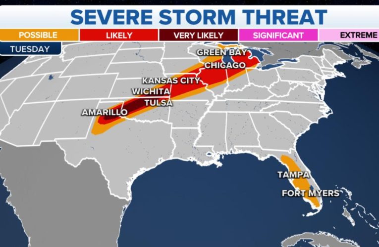 Severe weather targets Northeast and Plains this week