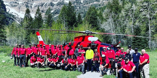 Rescuers with the North Fork Fire Department credited the hiker for staying calm.