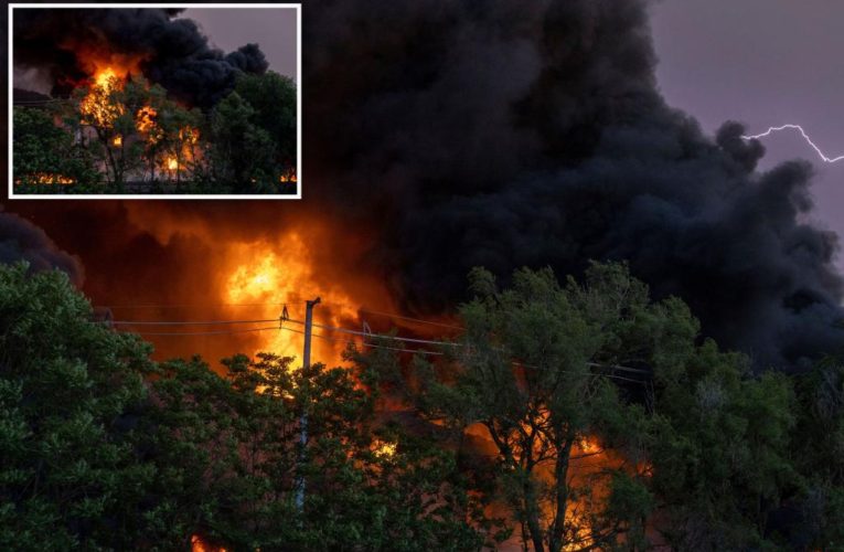 Omaha residents evacuated as massive blaze burns at chemical company