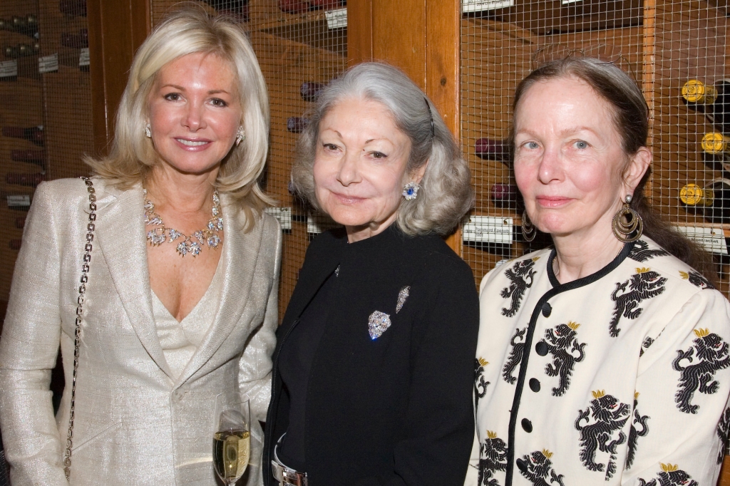 Brooke Hayward (pictured far right with Hilary Geary Ross and Denise Hale in 2007) is now part of New York City society.