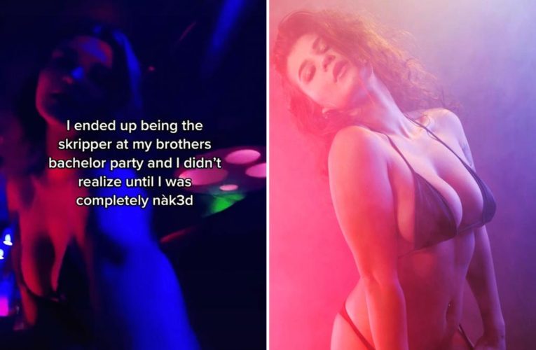 Stripper ‘accidentally’ gets naked at brother’s bachelor party